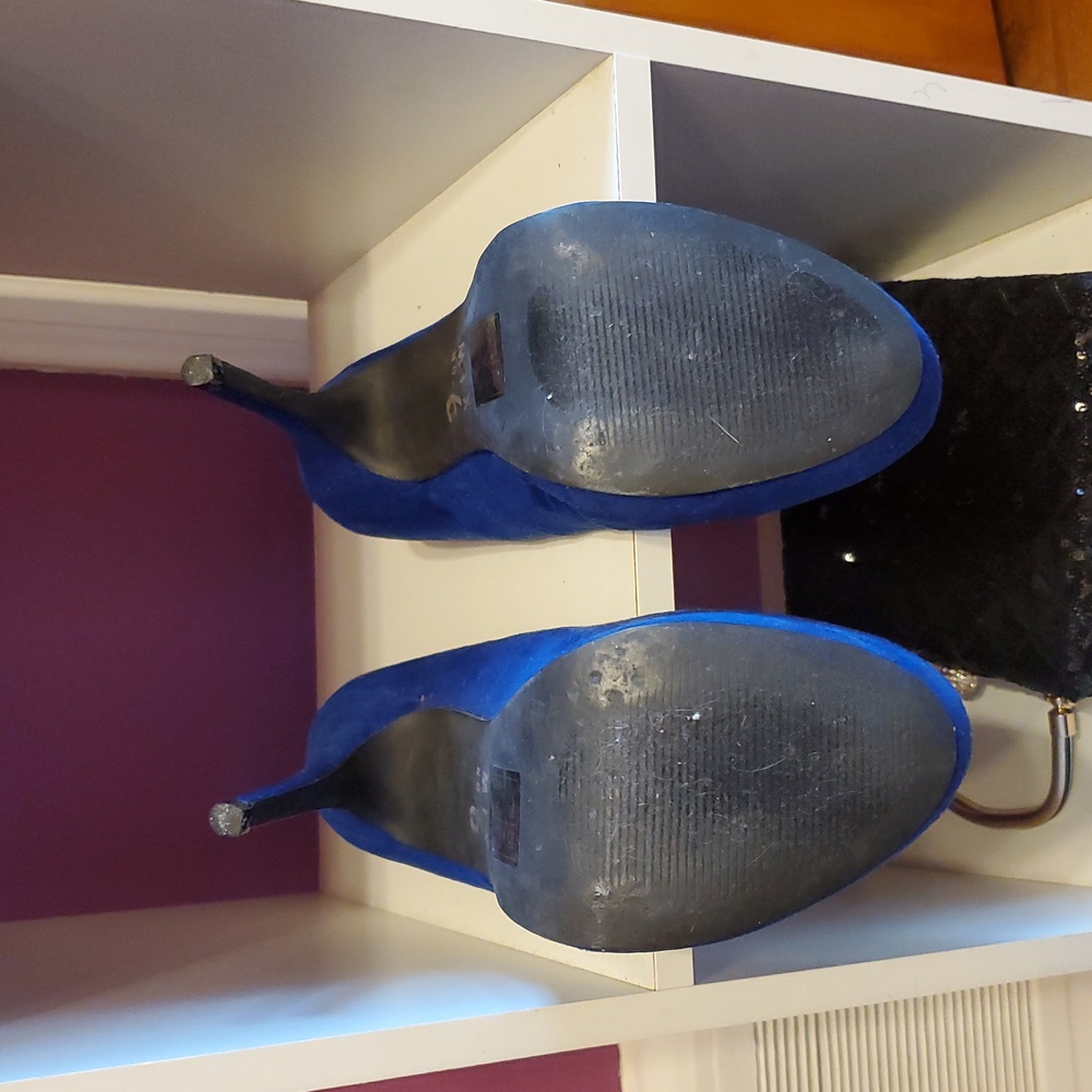 Mix No. 6 Vibrant Blue Heels - Picture 3 of 4